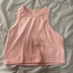 light pink tank top